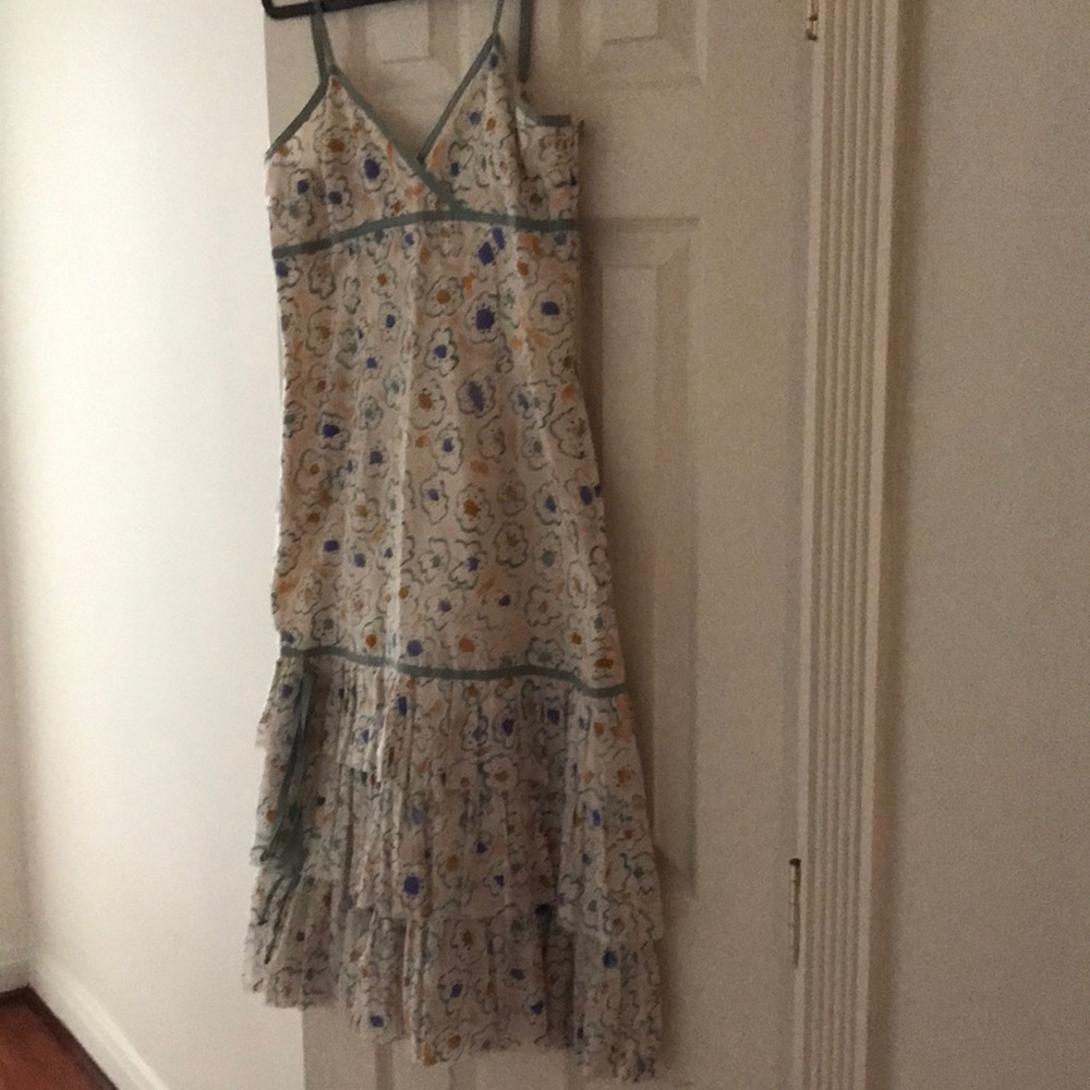 Tibi Mid-Calf Spaghetti Strap Dress Size 6